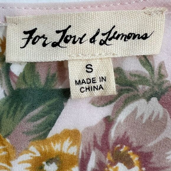 For Love & Lemons Isadora Mini Dress in Blush - Picture 7 of 16